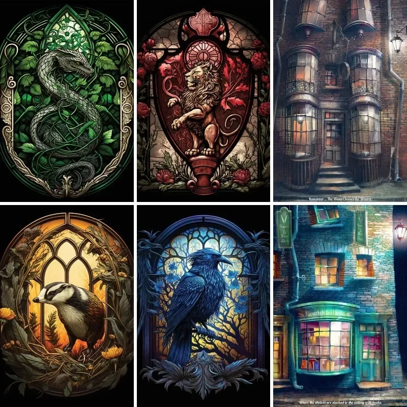 Resin Art Guide Book - 5D DIY เพชรภาพวาด Wizardry โรงเรียนหนังสือ Shop