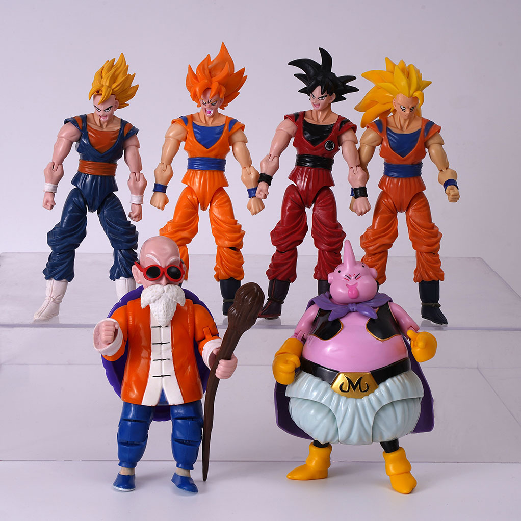 Resin Art Dragon Ball Z - 1-14PCS อะนิเมะดราก้อนบอล Z ซุปเปอร์ไซย่า ซอน โกคู