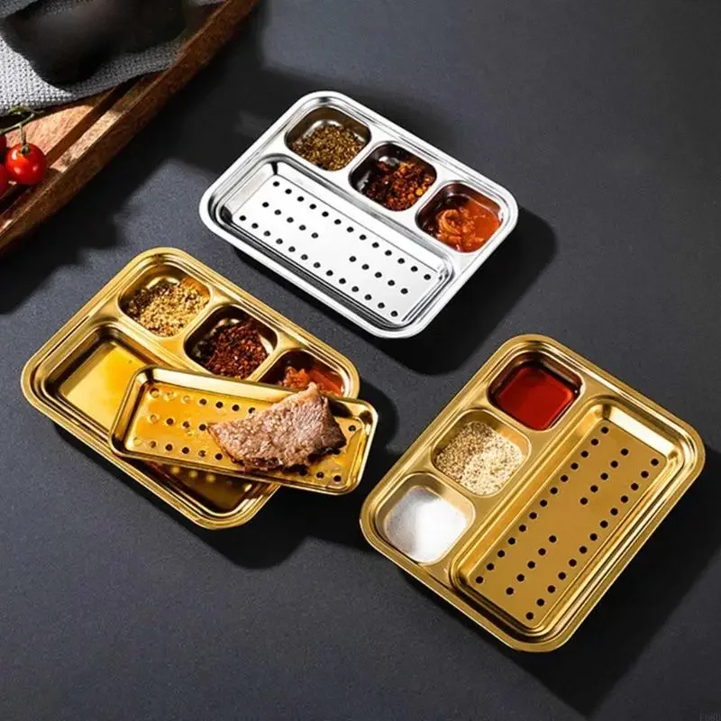 Tray Mold Rectangle - 304 สแตนเลสสตีลถาดอบพร้อมชั้นวางเค้กเบเกอรี่บาร์บีคิว PAN ถาดซอสแผ่นทําอาหารย่างย่างเครื่องมือ