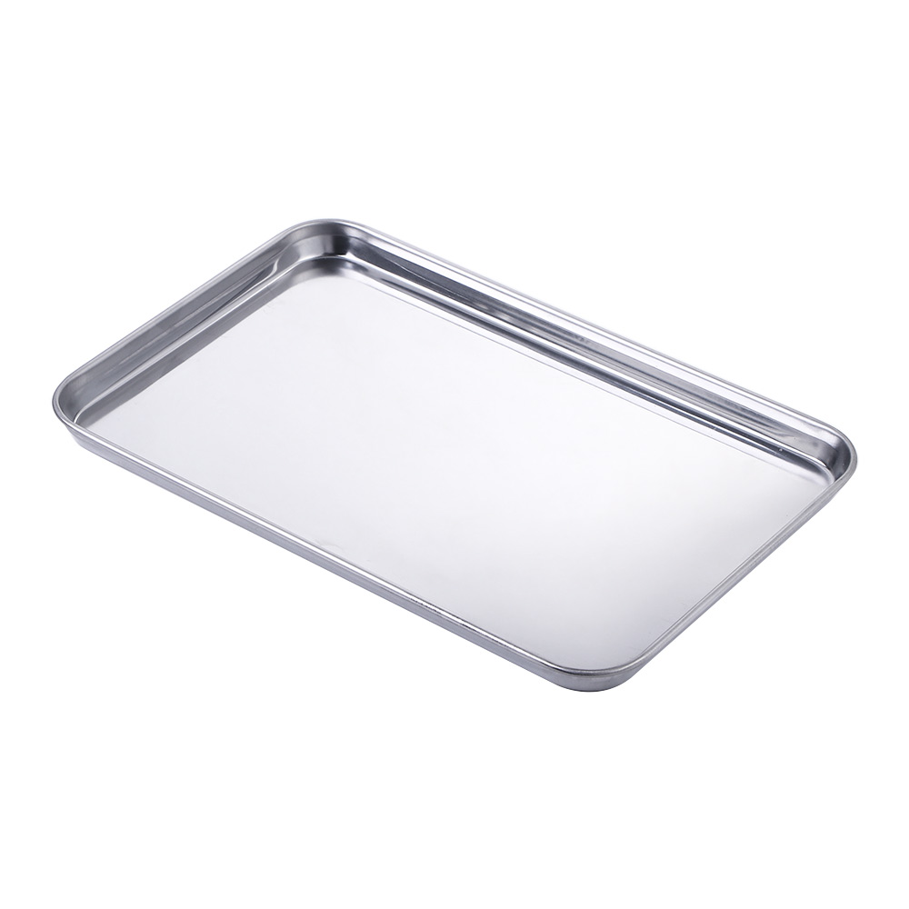 Tray Mold Rectangle - ถาดอบขนมปัง ขนมอบ ผลไม้ สแตนเลส แข็งแรง ทนทาน