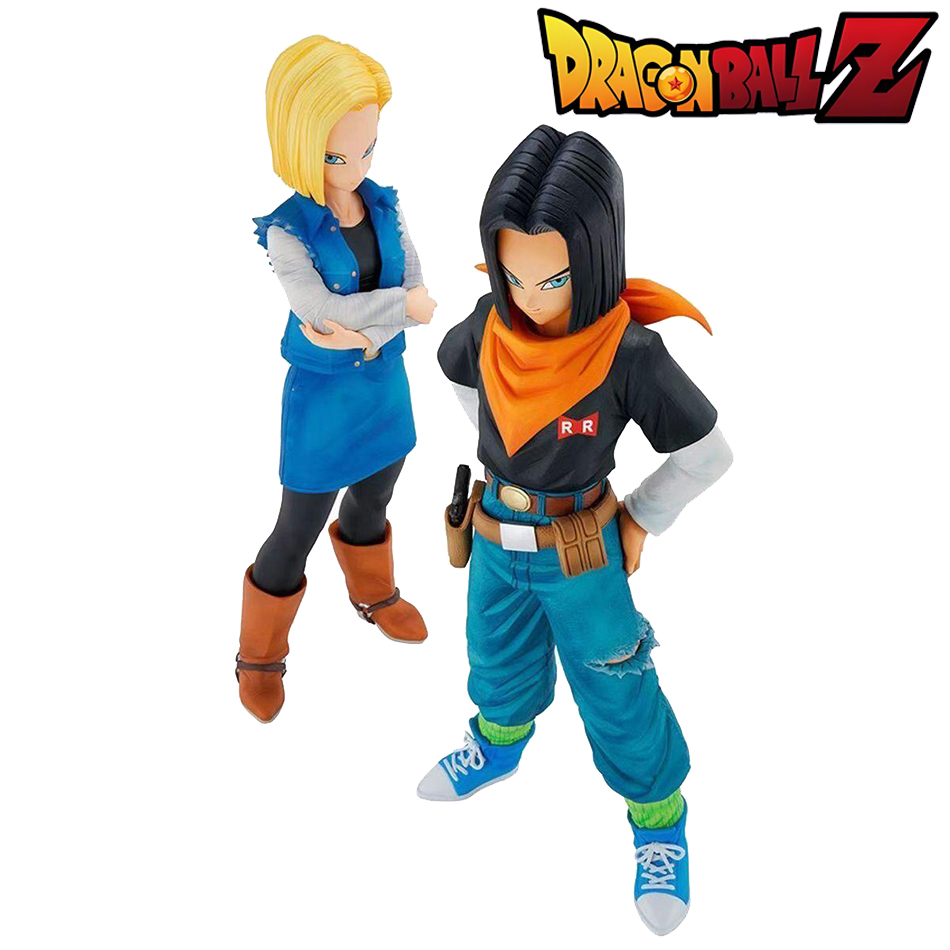 Resin Art Dragon Ball Z - ฟิกเกอร์ดราก้อนบอล Z แอนดรอยด์ 17 และ 18