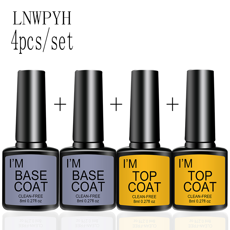 Resin Art Varnish - 4 ชิ้น/เซ็ต Top Coat และ Base