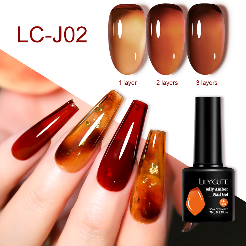 LILYCUTE 7ML Jelly Amber เจลเล - Resin Art Varnish บทวิจารณ์และราคา