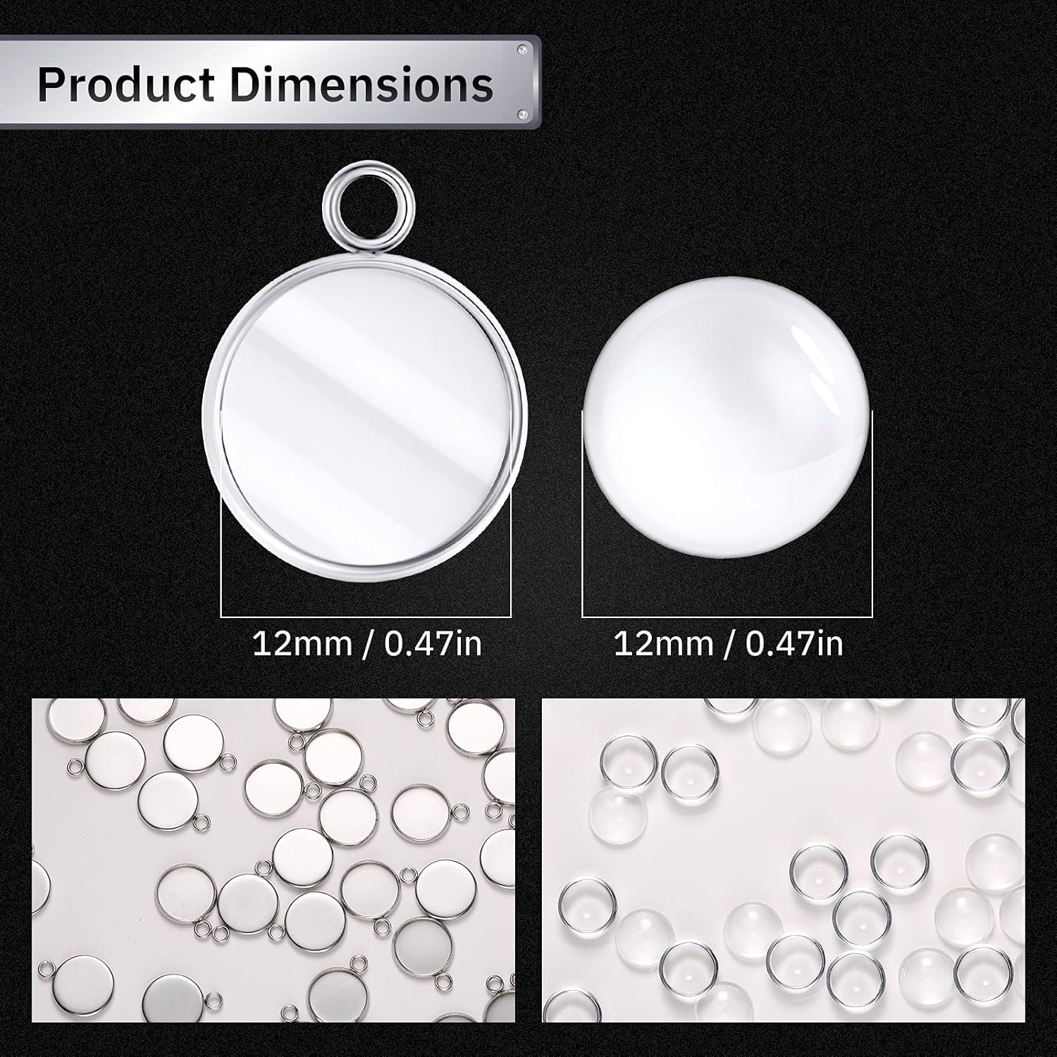 ถาดเปล่าสำหรับทำจี้ทรงกลมสแตนเ - Resin Art Diy บทวิจารณ์และราคา