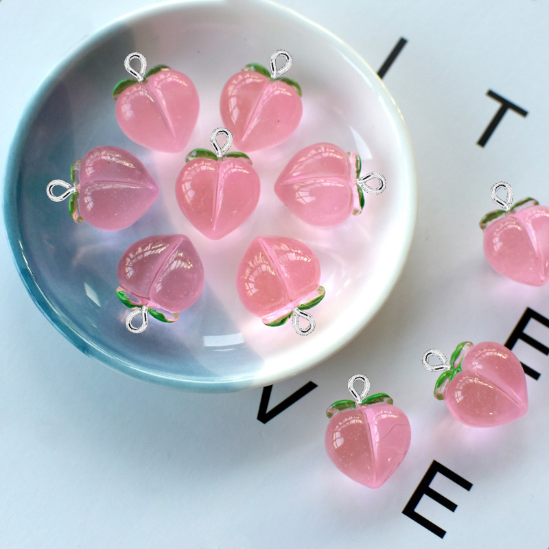 10 ชิ้น จี้เรซิ่นรูปพีชใสแบบแบ - Resin Art Calligraphy บทวิจารณ์และราคา