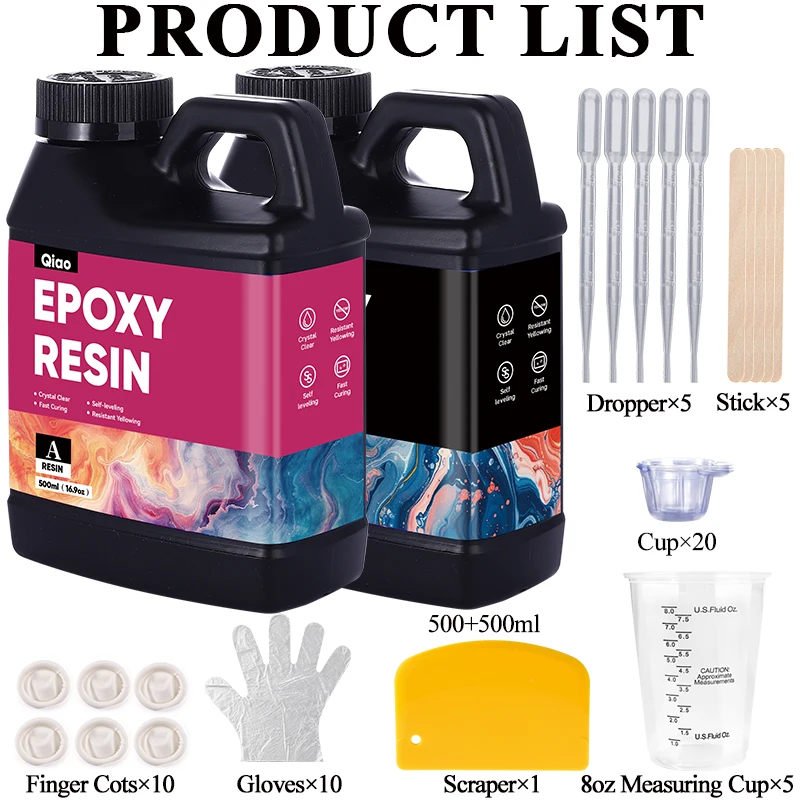 อีพ็อกซี่เรซิ่น 500 มล. 1000 ม - Resin Art Easy บทวิจารณ์และราคา