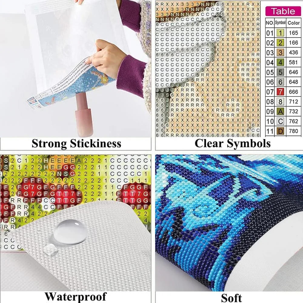 5D DIY เพชรภาพวาด Wizardry โรง - Resin Art Guide Book บทวิจารณ์และราคา