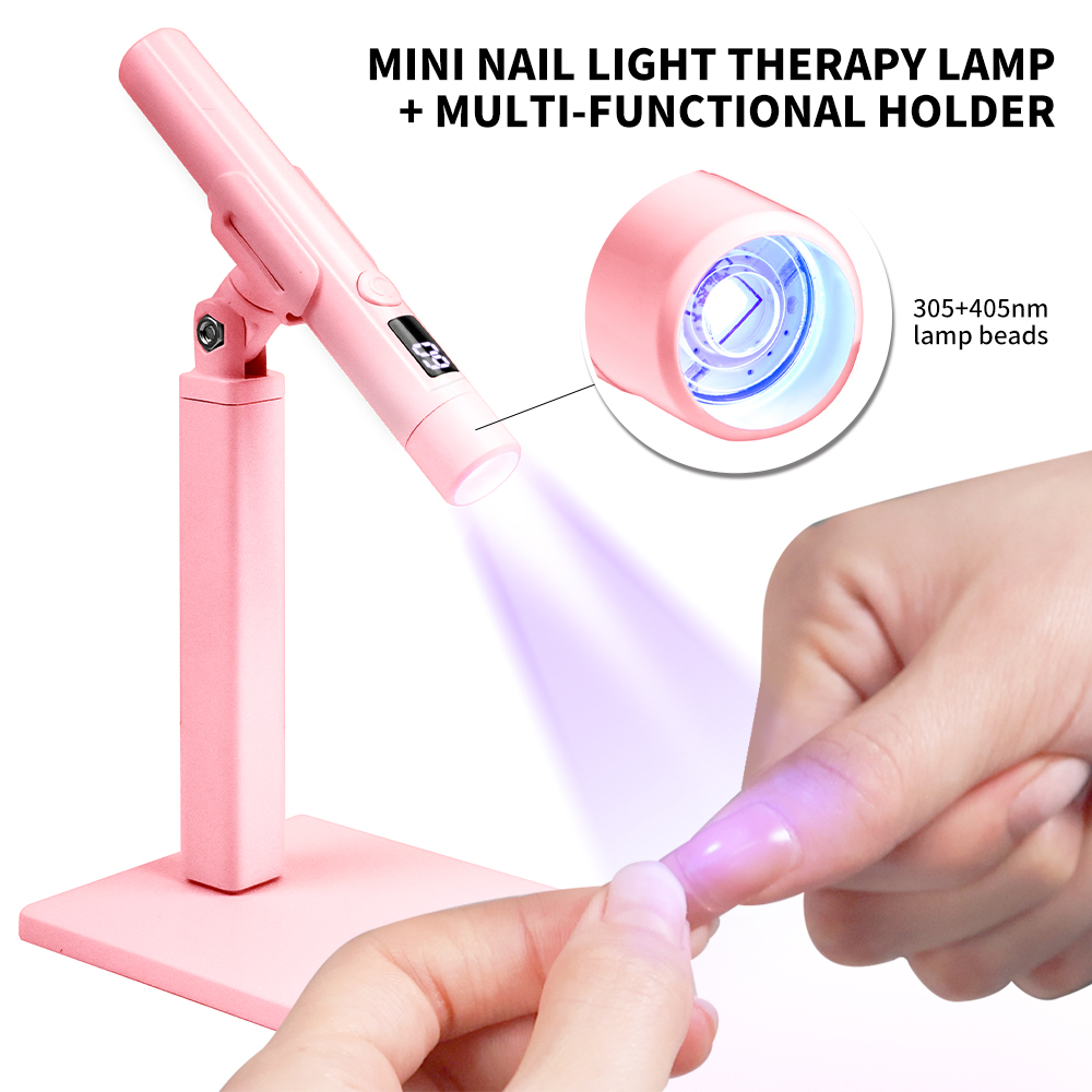 แบบพกพาเล็บ UV LED โคมไฟแบบชาร - Resin Art Stand บทวิจารณ์และราคา