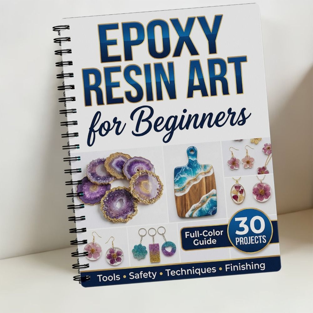 คู่มือศิลปะเรซินอีพ็อกซี่แบบที - Resin Art Guide Book บทวิจารณ์และราคา