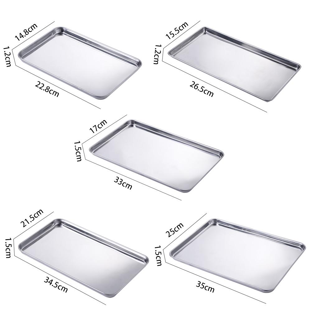 ถาดอบขนมปัง ขนมอบ ผลไม้ สแตนเล - Tray Mold Rectangle บทวิจารณ์และราคา