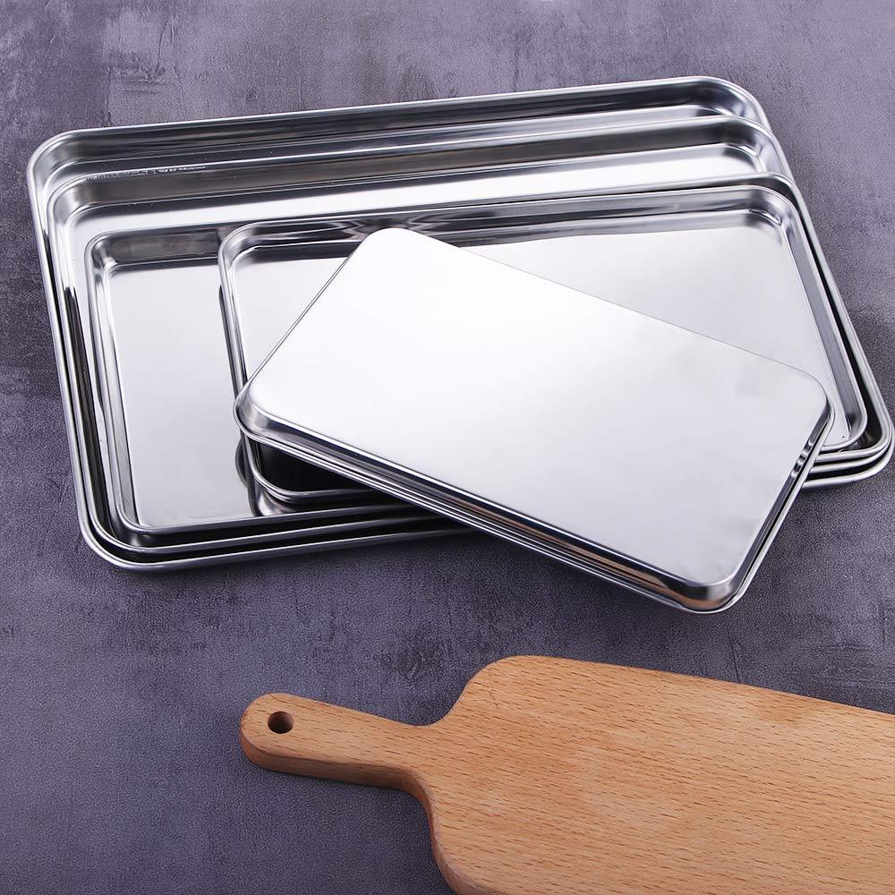 ถาดอบขนมปัง ขนมอบ ผลไม้ สแตนเล - Tray Mold Rectangle บทวิจารณ์และราคา