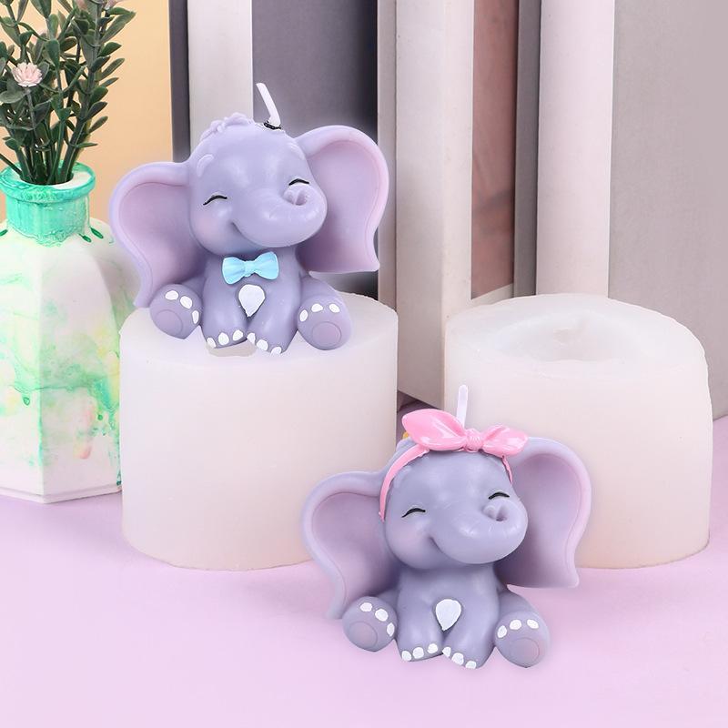แม่พิมพ์เทียนซิลิโคนรูปช้าง 3  - Resin Art Easy บทวิจารณ์และราคา