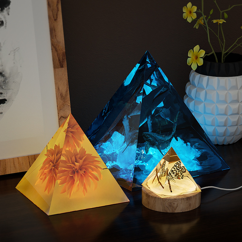 แม่พิมพ์ซิลิโคนรูปทรงพีระมิดเร - Resin Art Stand บทวิจารณ์และราคา