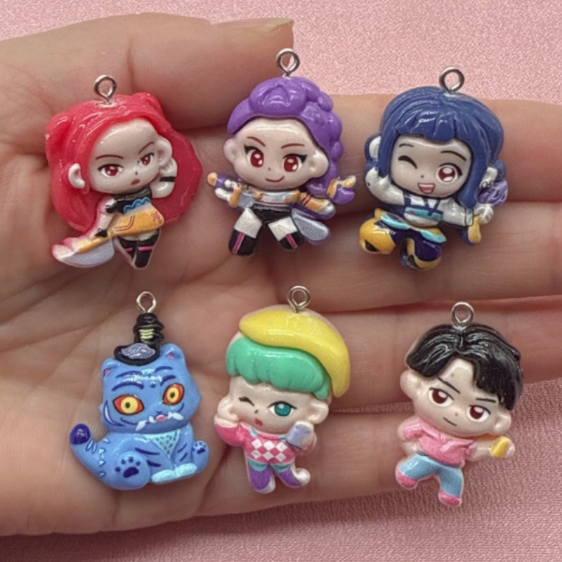 จี้การ์ตูนเรซิ่น 10 ชิ้น, ต่าง - Resin Art Calligraphy บทวิจารณ์และราคา