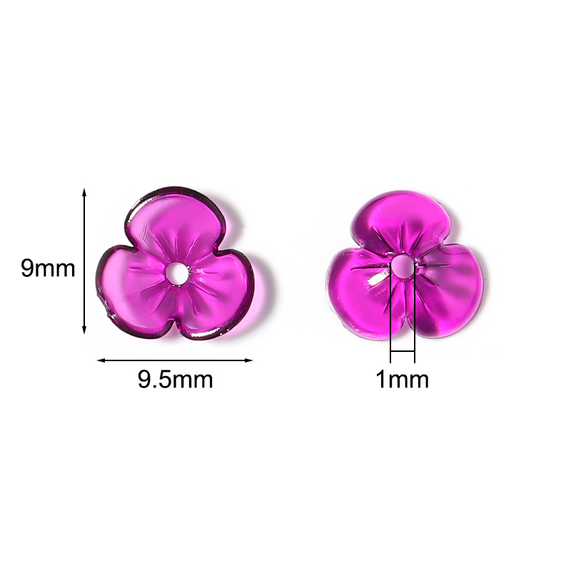 20 ชิ้น/ล็อตโปร่งใสเรซิ่นกลีบล - Resin Art Calligraphy บทวิจารณ์และราคา