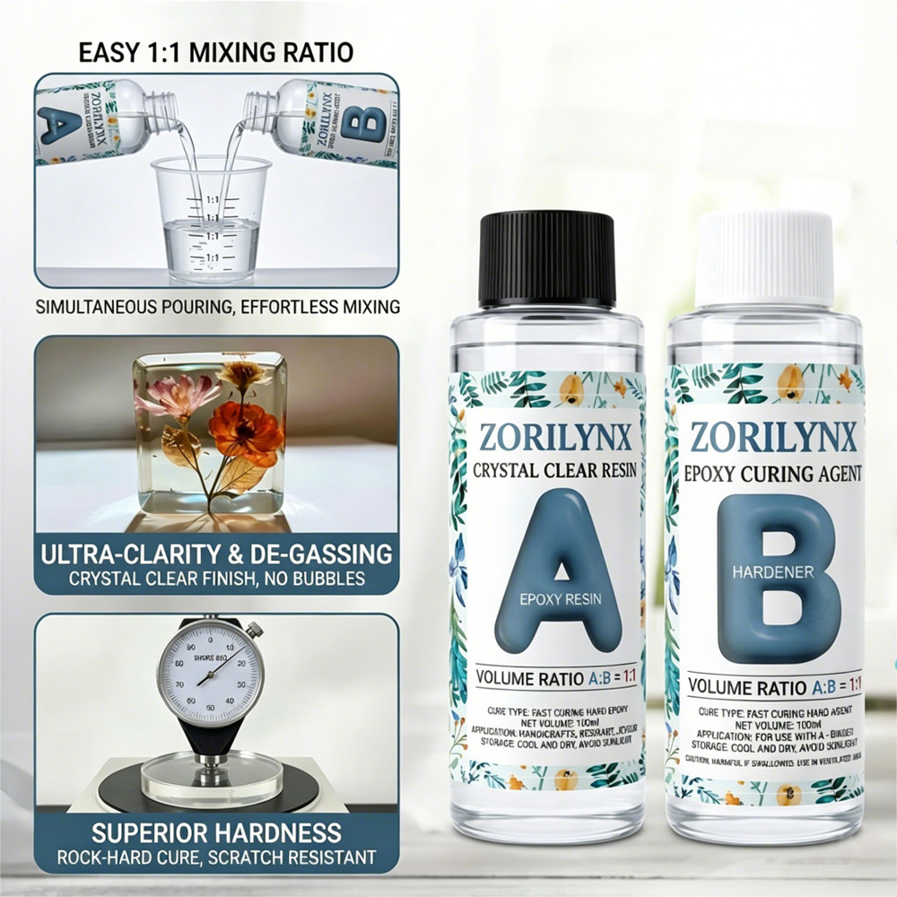 ชุดเรซิ่นอีพ็อกซี่ใส 200 มล. ไ - Resin Art Easy บทวิจารณ์และราคา