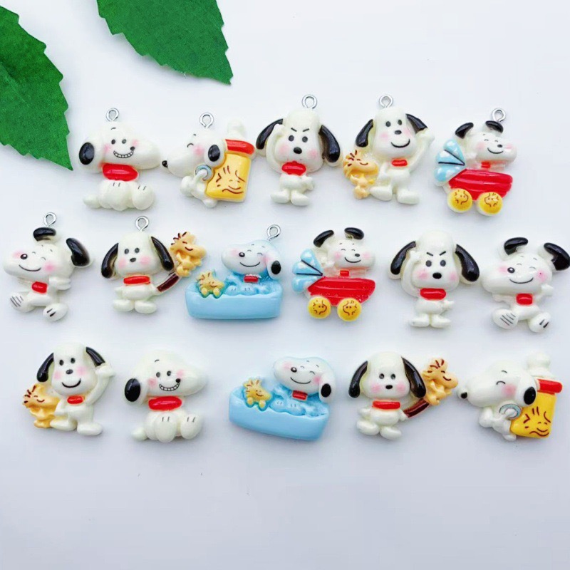จี้รูปสุนัขการ์ตูนเรซิ่น 12 ชิ - Resin Art Calligraphy บทวิจารณ์และราคา