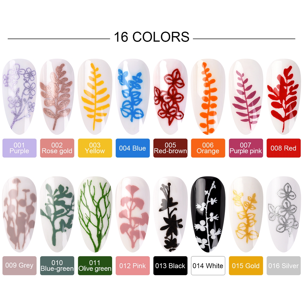 KADS Stamping GEL 8ml เจลสีเล็ - Resin Art Youtube บทวิจารณ์และราคา