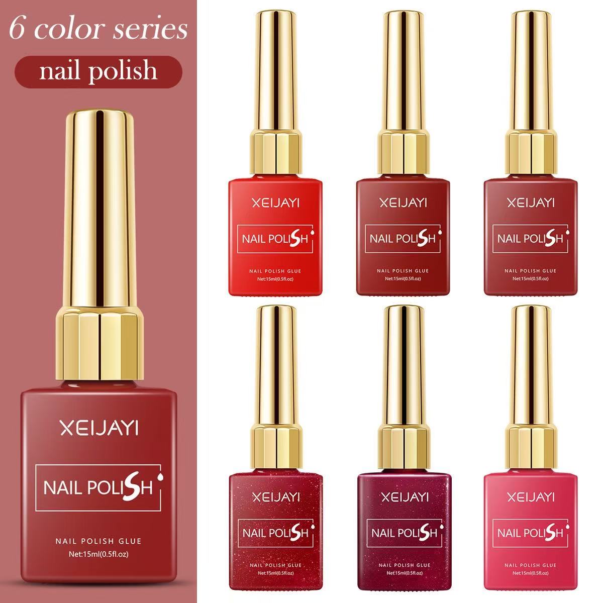 15ml เจลเล็บ 6 สีสีแดงภาษาโปลิ - Resin Art Varnish บทวิจารณ์และราคา
