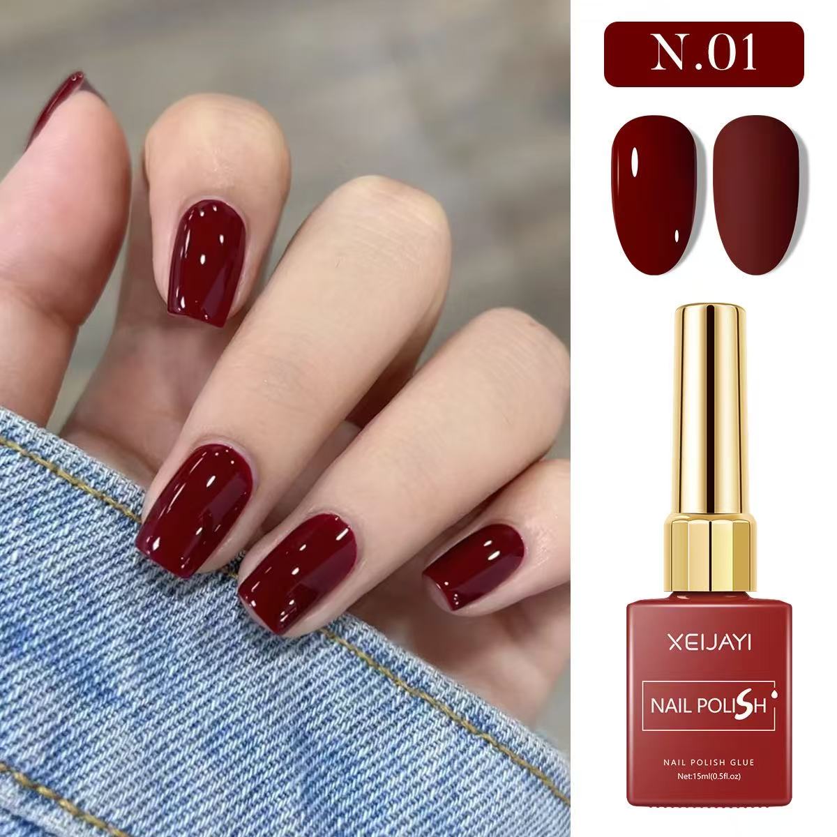 15ml เจลเล็บ 6 สีสีแดงภาษาโปลิ - Resin Art Varnish บทวิจารณ์และราคา