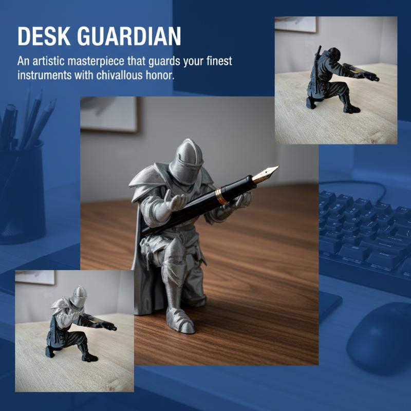 ที่วางปากกาเรซิ่นรูปชุดเกราะยุ - Resin Art Stand บทวิจารณ์และราคา