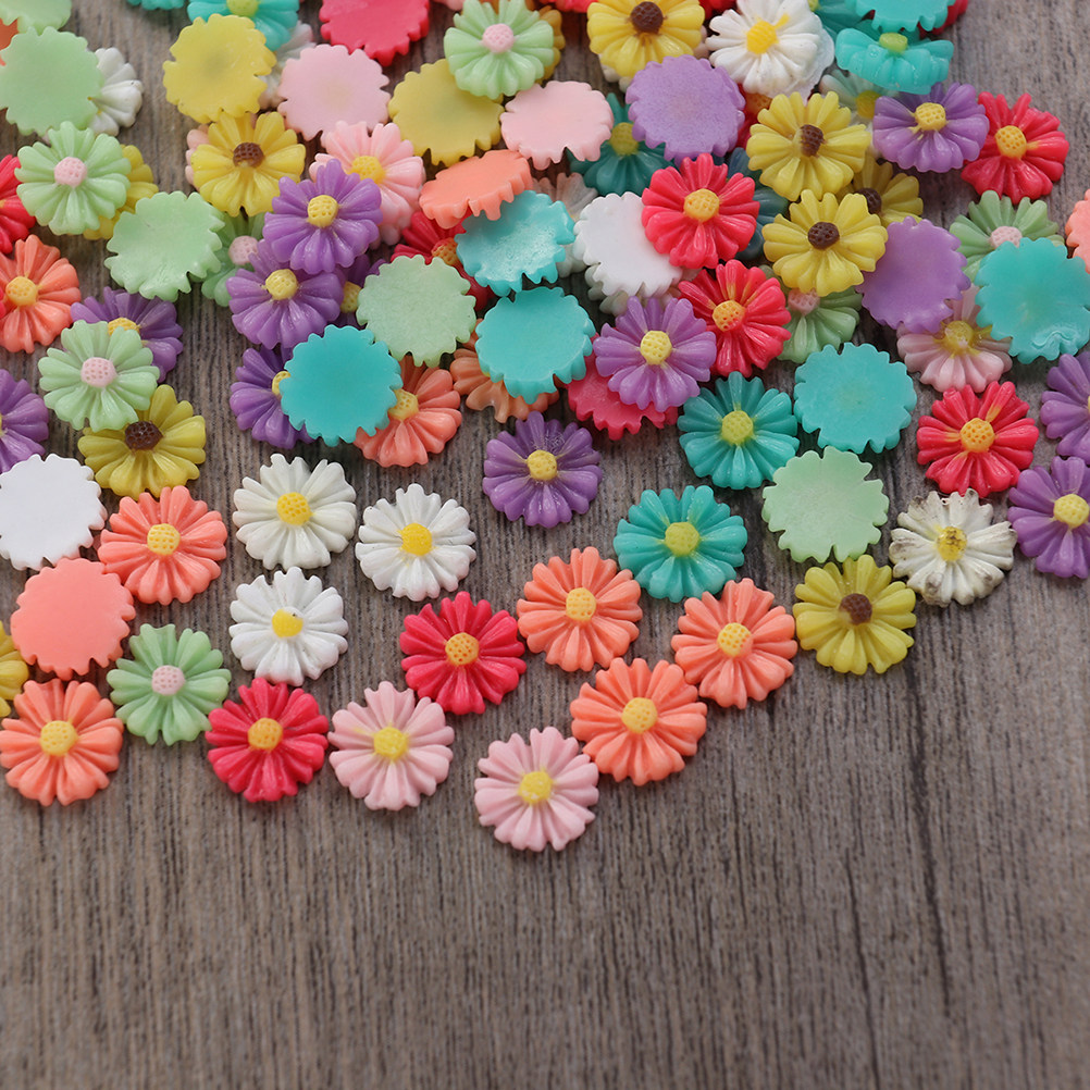 200 ชิ้น ดอกเดซี่เรซิ่นคาโบชอง - Resin Art Diy บทวิจารณ์และราคา