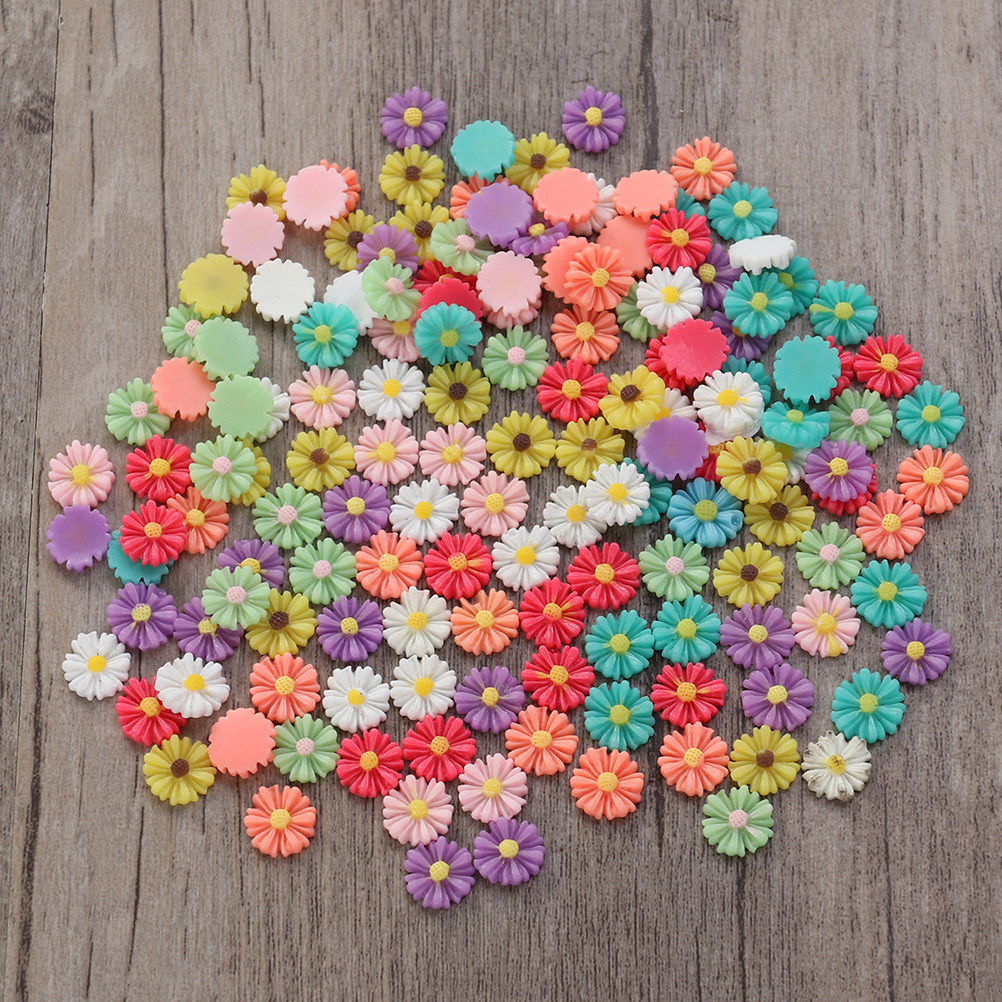 200 ชิ้น ดอกเดซี่เรซิ่นคาโบชอง - Resin Art Diy บทวิจารณ์และราคา