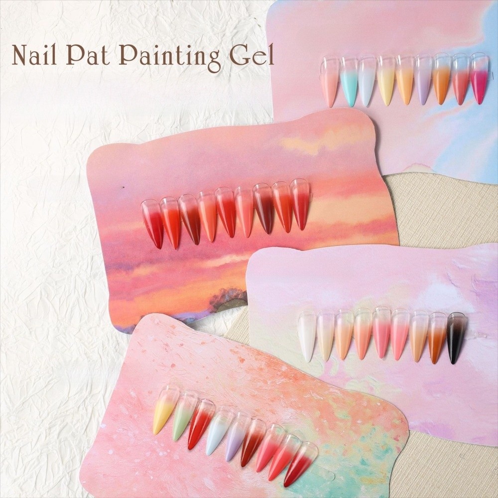 ยาทาเล็บเจลแบบไล่เฉดสี 4in1 รุ - Resin Art Easy บทวิจารณ์และราคา