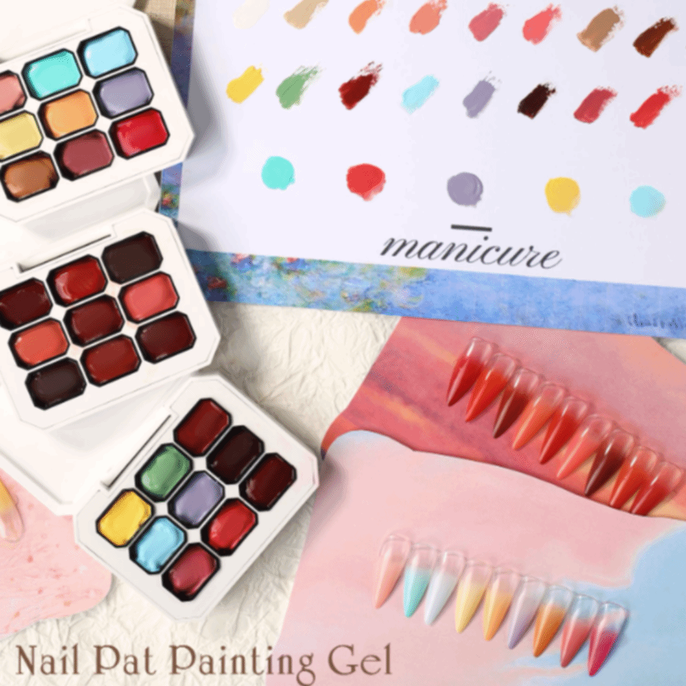 ยาทาเล็บเจลแบบไล่เฉดสี 4in1 รุ - Resin Art Easy บทวิจารณ์และราคา
