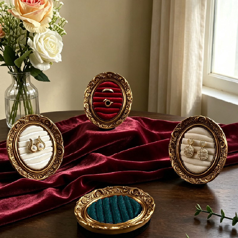 ชั้นวางเครื่องประดับทรงวงรีลาย - Resin Art Stand บทวิจารณ์และราคา