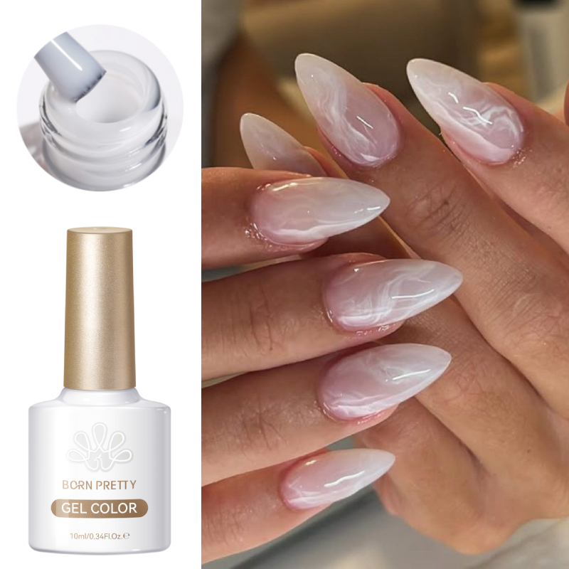 BORN PRETTY 10ml Milky Jelly ส - Resin Art Varnish บทวิจารณ์และราคา