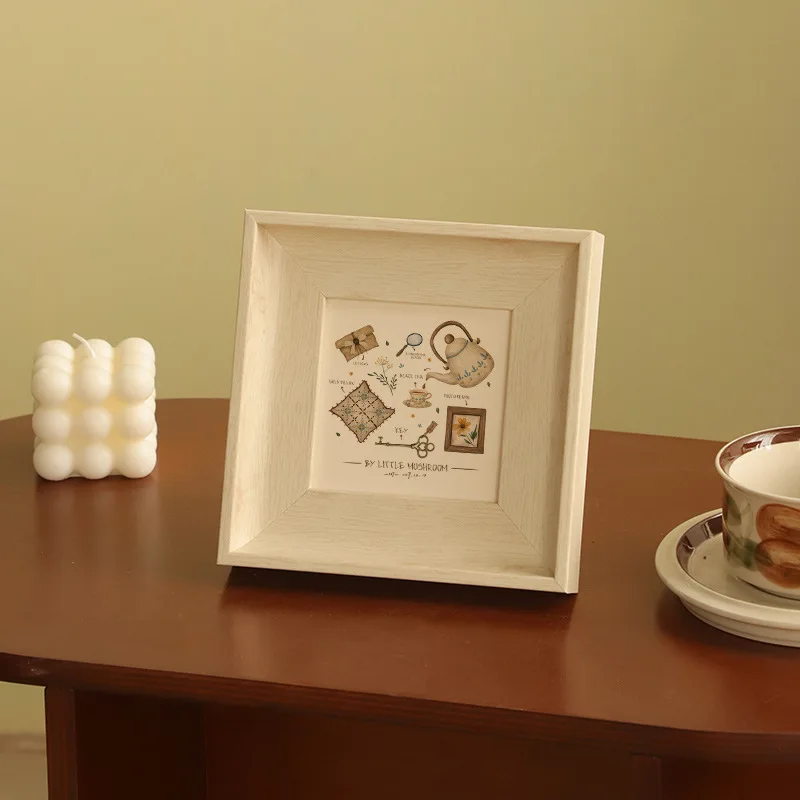 กรอบรูปสี่เหลี่ยมสไตล์เรโทร ลา - Resin Art Stand บทวิจารณ์และราคา