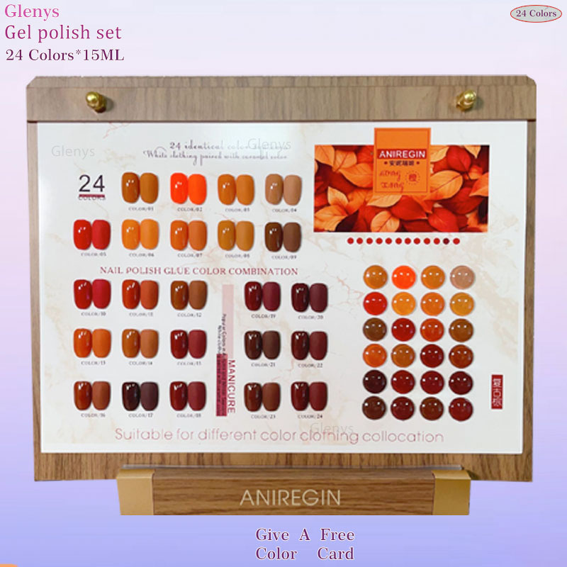 ยาทาเล็บสีน้ำตาลวินเทจ 24 สี ก - Resin Art Varnish บทวิจารณ์และราคา