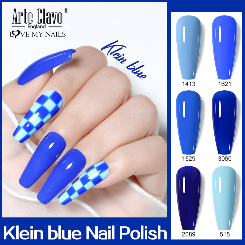 Arte Clavo สีฟ้าชุดเจลเล็บยาวน - Resin Art Varnish บทวิจารณ์และราคา