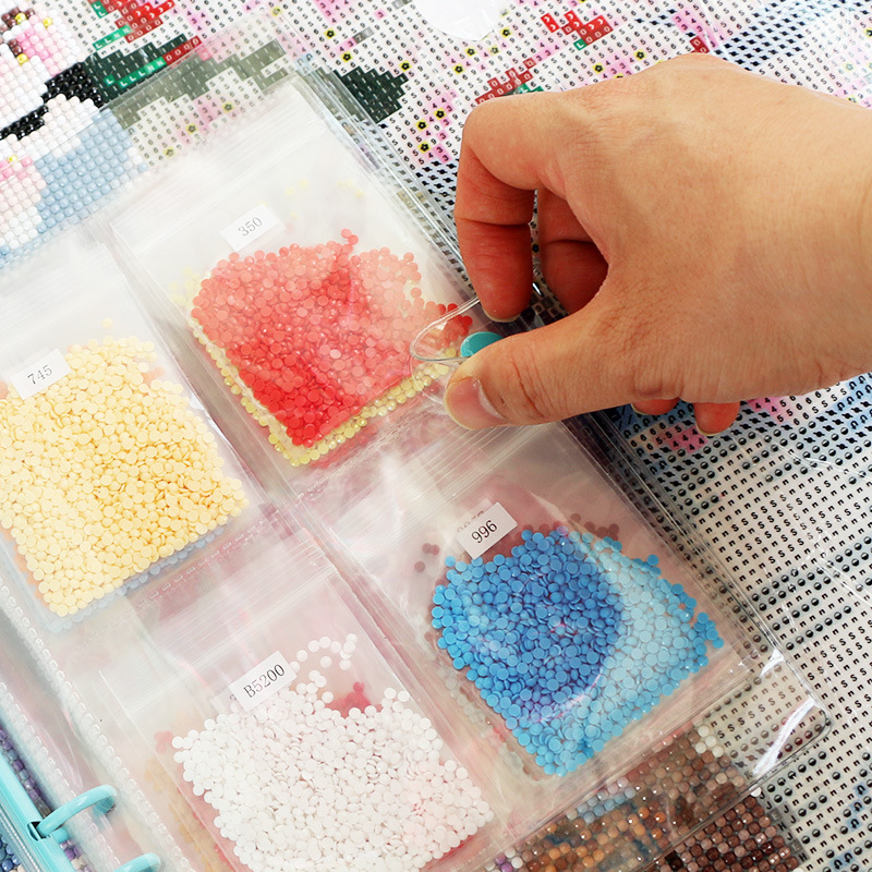 HOMFUN 113pcs ภาพวาดเพชรเก็บหน - Resin Art Guide Book บทวิจารณ์และราคา