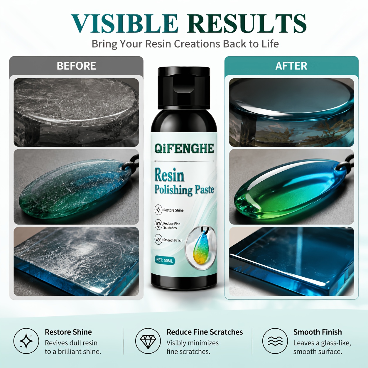 น้ำยาขัดเงาและฟื้นฟูเรซินอีพ็อ - Resin Art Youtube บทวิจารณ์และราคา