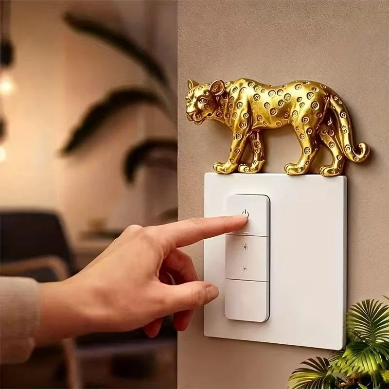 สวิตช์ไฟลายเสือดาว ของตกแต่งแบ - Resin Art Easy บทวิจารณ์และราคา