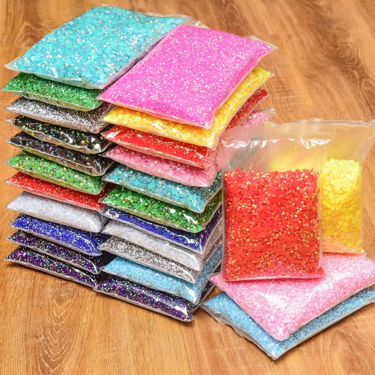 เรซิ่นรูปทรงแบนสีแดง ไม่ใช่แบบ - Resin Art Quantity บทวิจารณ์และราคา
